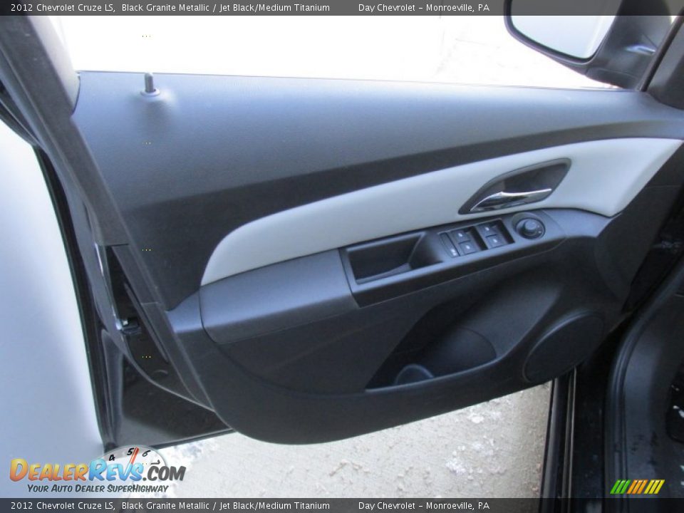 2012 Chevrolet Cruze LS Black Granite Metallic / Jet Black/Medium Titanium Photo #15