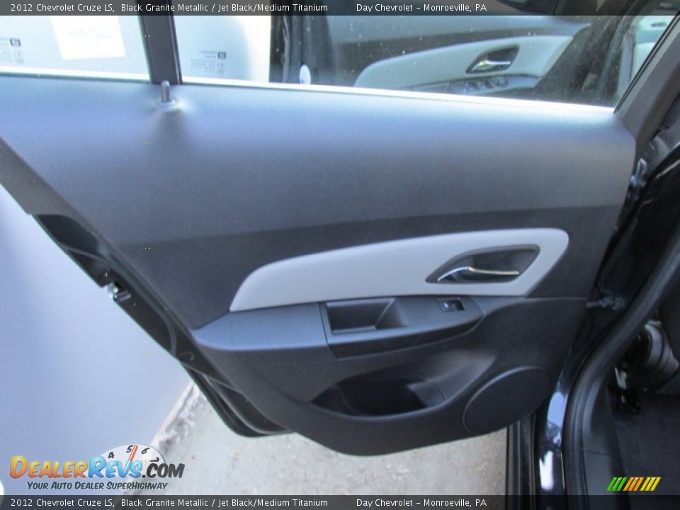 2012 Chevrolet Cruze LS Black Granite Metallic / Jet Black/Medium Titanium Photo #17
