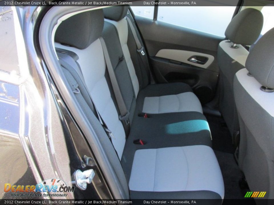 2012 Chevrolet Cruze LS Black Granite Metallic / Jet Black/Medium Titanium Photo #19