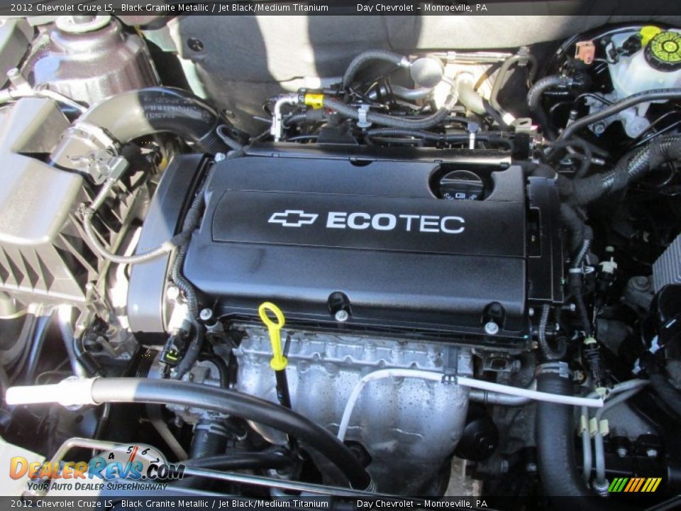 2012 Chevrolet Cruze LS Black Granite Metallic / Jet Black/Medium Titanium Photo #21