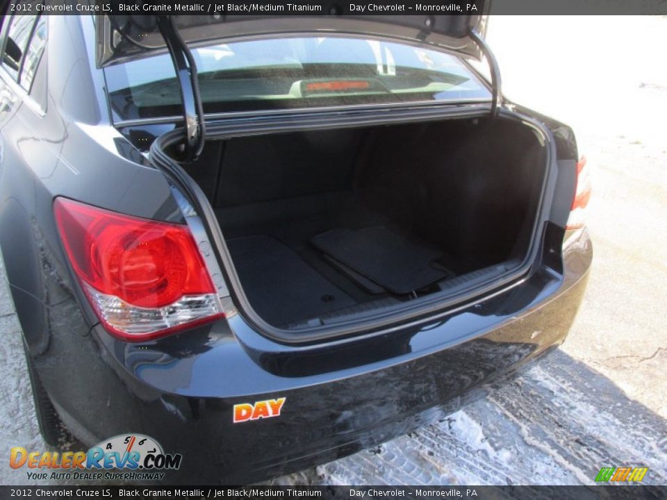 2012 Chevrolet Cruze LS Black Granite Metallic / Jet Black/Medium Titanium Photo #22
