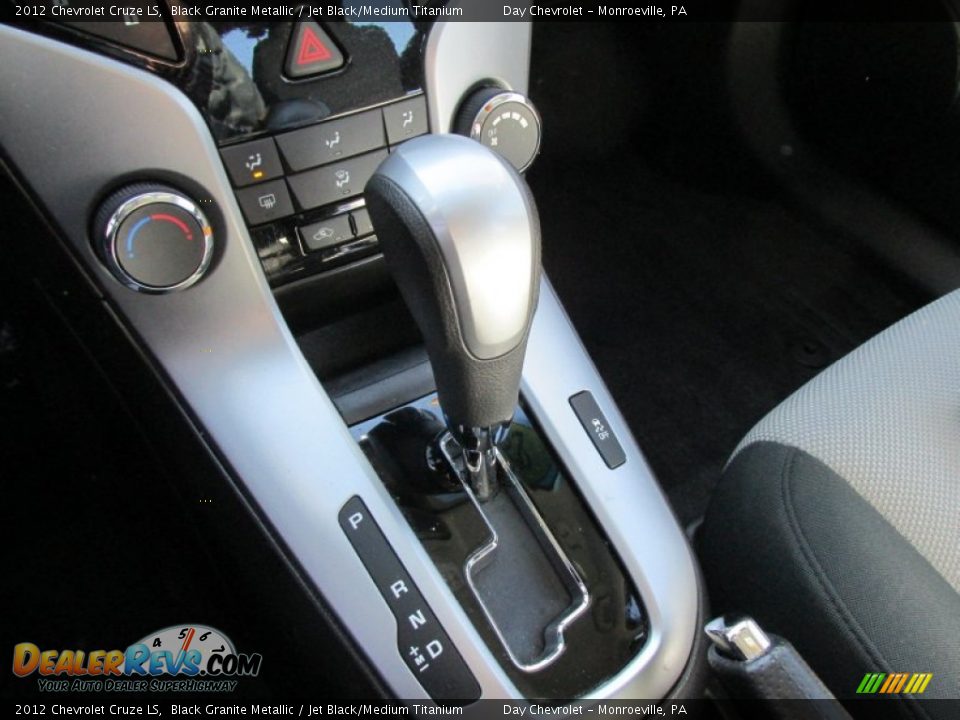 2012 Chevrolet Cruze LS Black Granite Metallic / Jet Black/Medium Titanium Photo #25