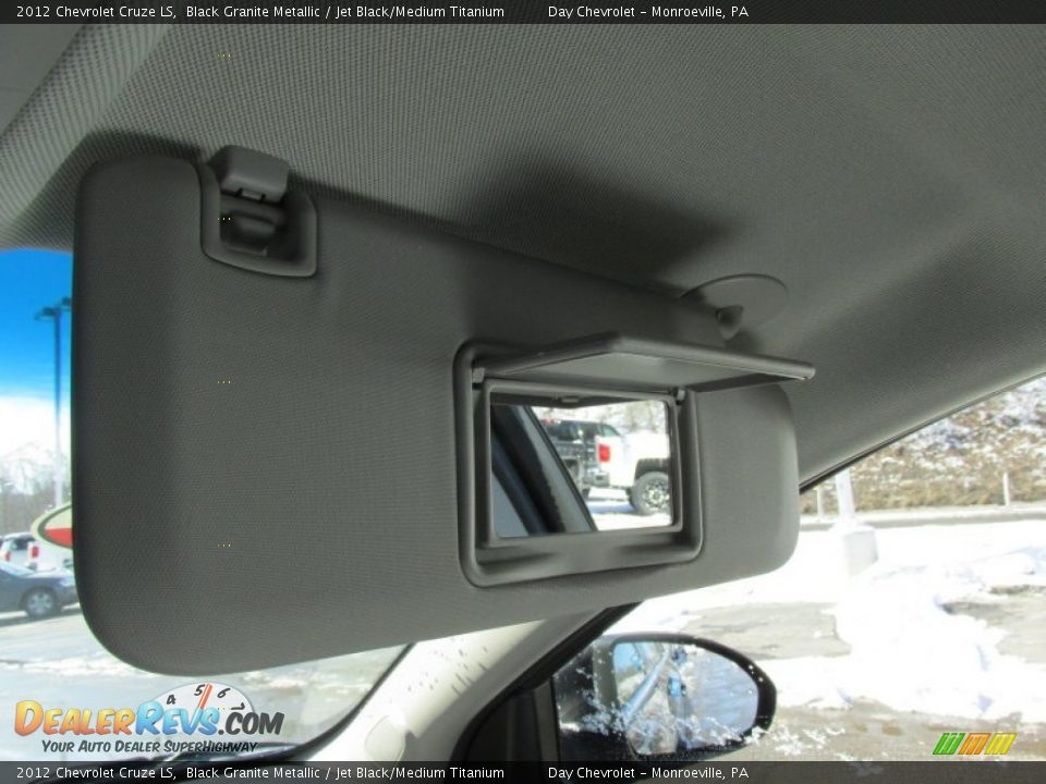 2012 Chevrolet Cruze LS Black Granite Metallic / Jet Black/Medium Titanium Photo #29