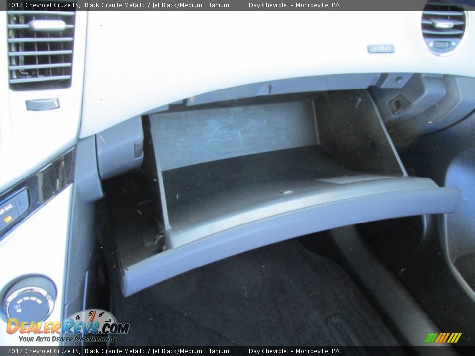 2012 Chevrolet Cruze LS Black Granite Metallic / Jet Black/Medium Titanium Photo #31