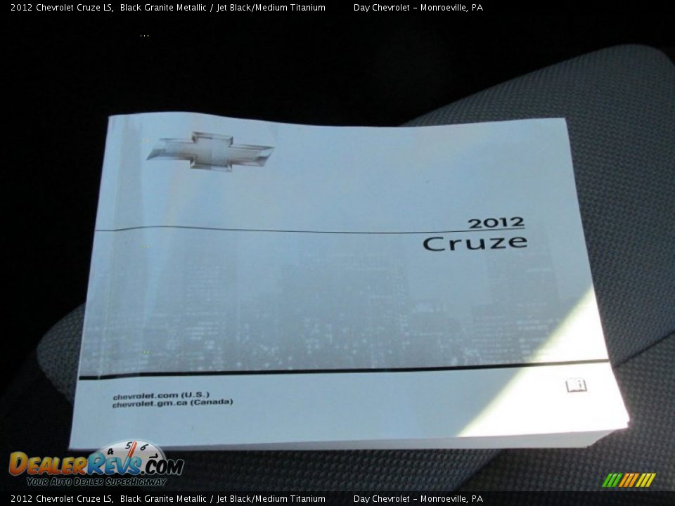 2012 Chevrolet Cruze LS Black Granite Metallic / Jet Black/Medium Titanium Photo #32