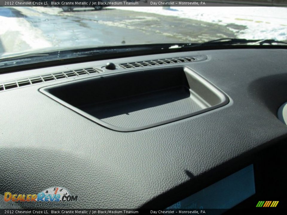 2012 Chevrolet Cruze LS Black Granite Metallic / Jet Black/Medium Titanium Photo #33