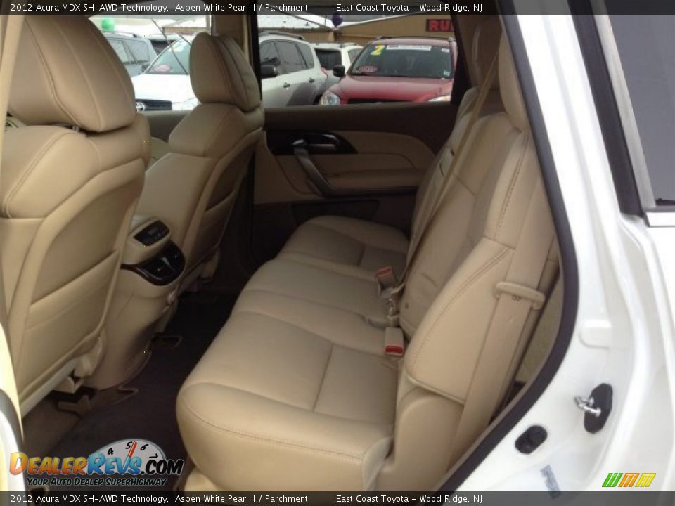 2012 Acura MDX SH-AWD Technology Aspen White Pearl II / Parchment Photo #23