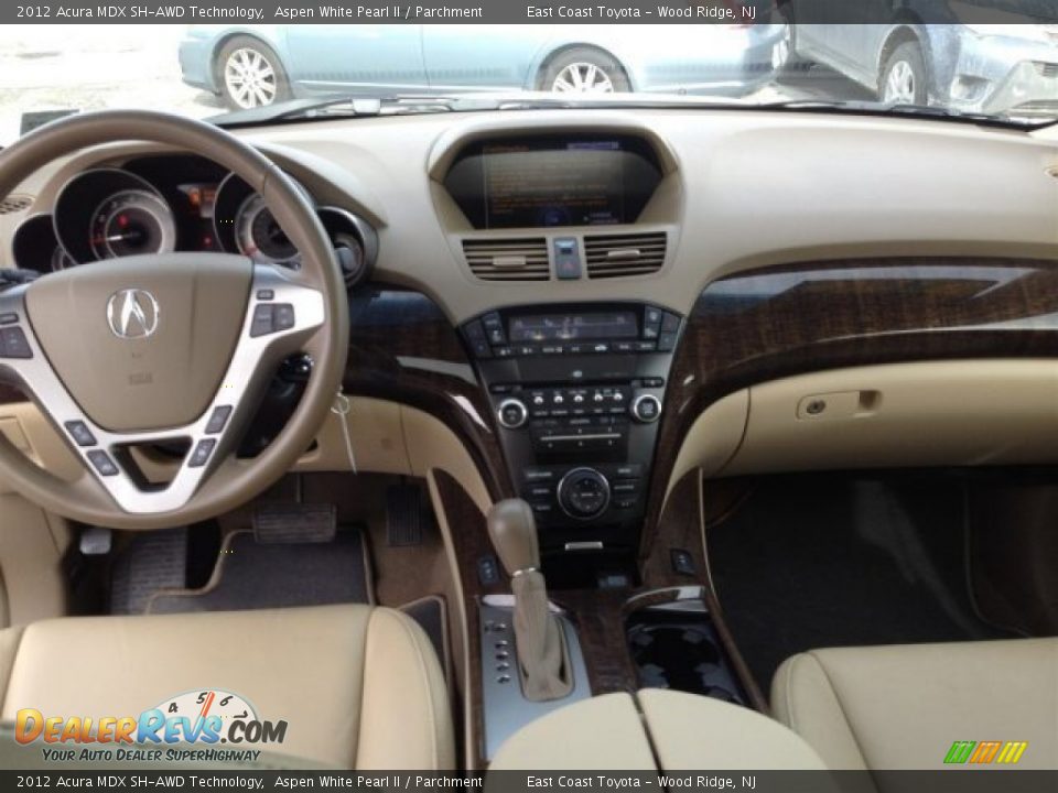 2012 Acura MDX SH-AWD Technology Aspen White Pearl II / Parchment Photo #24