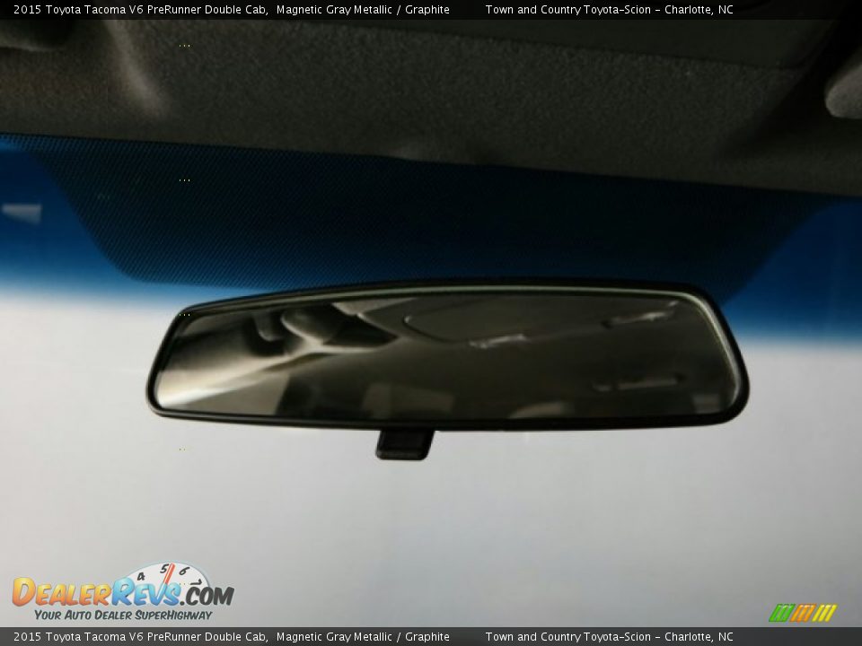 2015 Toyota Tacoma V6 PreRunner Double Cab Magnetic Gray Metallic / Graphite Photo #18