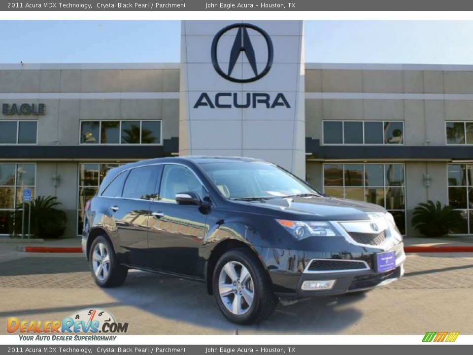 2011 Acura MDX Technology Crystal Black Pearl / Parchment Photo #1