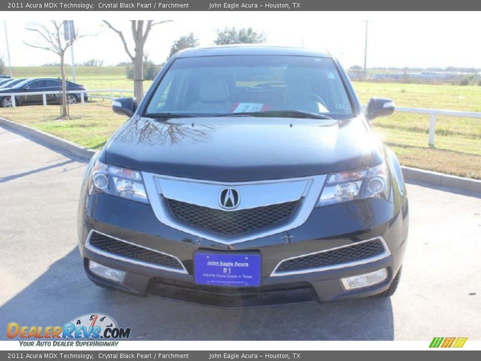 2011 Acura MDX Technology Crystal Black Pearl / Parchment Photo #2