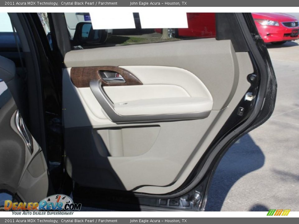 2011 Acura MDX Technology Crystal Black Pearl / Parchment Photo #20