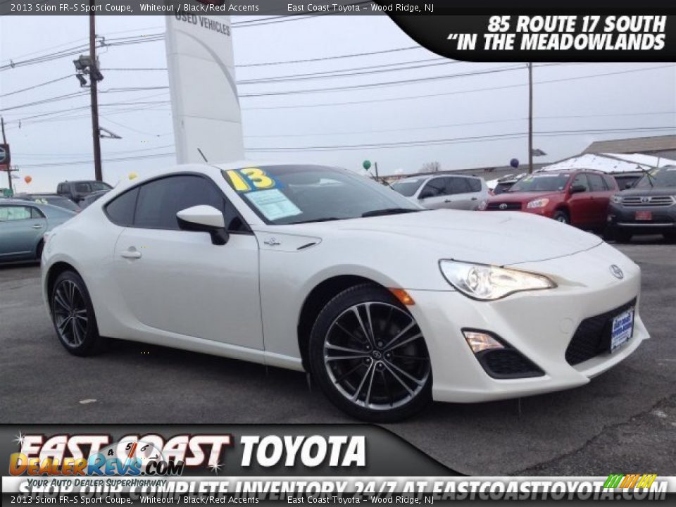 2013 Scion FR-S Sport Coupe Whiteout / Black/Red Accents Photo #2