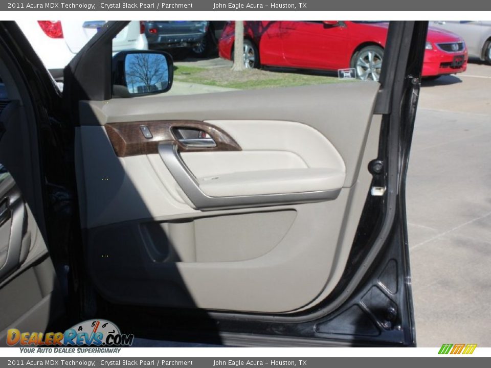2011 Acura MDX Technology Crystal Black Pearl / Parchment Photo #22