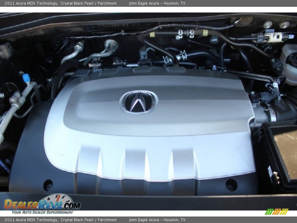 2011 Acura MDX Technology Crystal Black Pearl / Parchment Photo #24