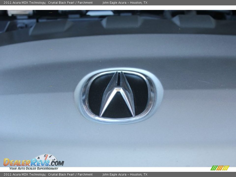 2011 Acura MDX Technology Crystal Black Pearl / Parchment Photo #25