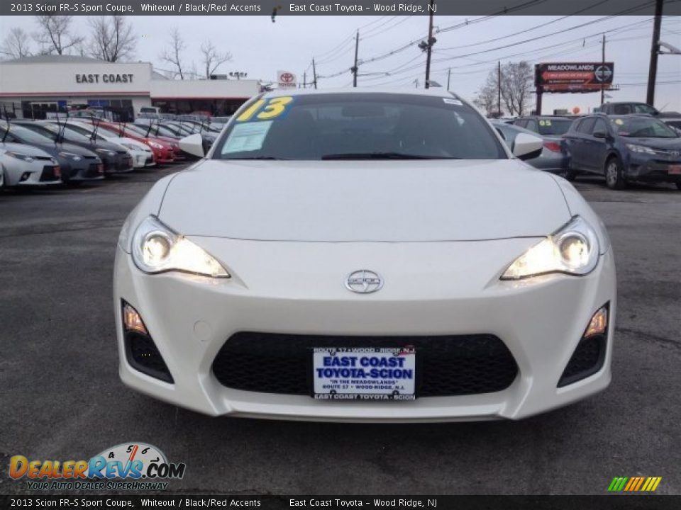2013 Scion FR-S Sport Coupe Whiteout / Black/Red Accents Photo #8