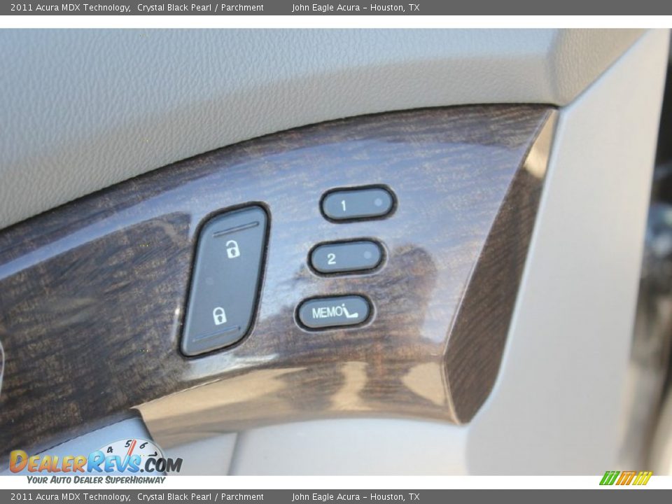 2011 Acura MDX Technology Crystal Black Pearl / Parchment Photo #27