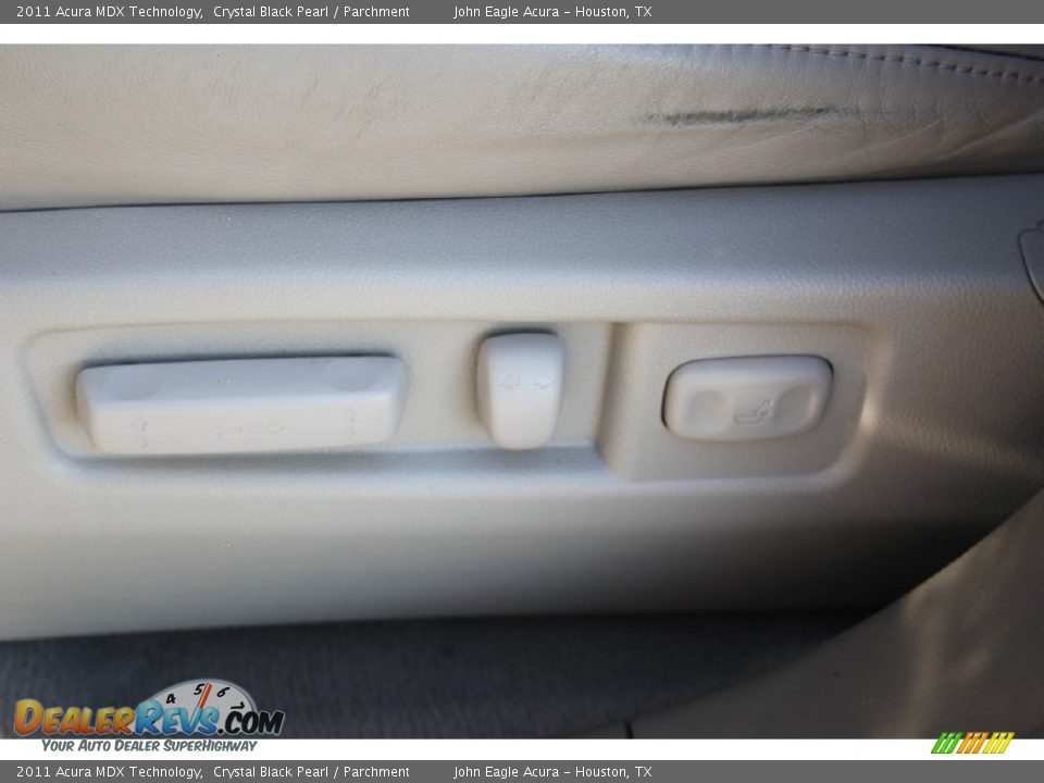 2011 Acura MDX Technology Crystal Black Pearl / Parchment Photo #29