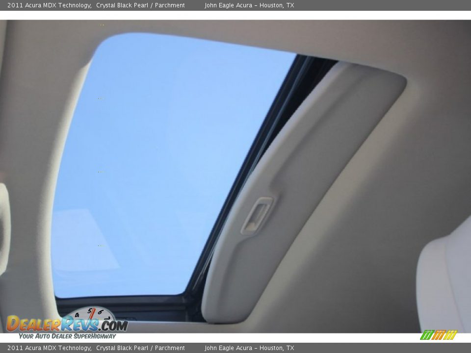 2011 Acura MDX Technology Crystal Black Pearl / Parchment Photo #30