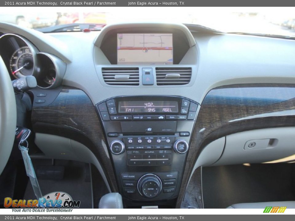 2011 Acura MDX Technology Crystal Black Pearl / Parchment Photo #33