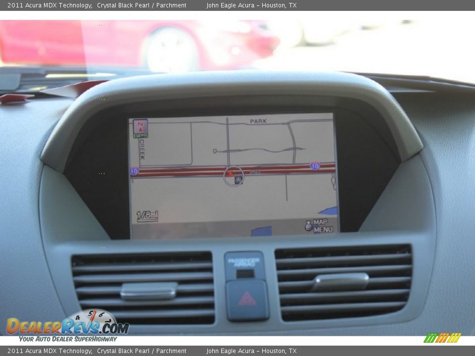 2011 Acura MDX Technology Crystal Black Pearl / Parchment Photo #34