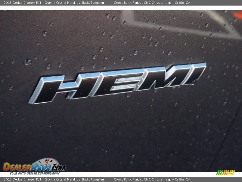 2015 Dodge Charger R/T Granite Crystal Metallic / Black/Tungsten Photo #12