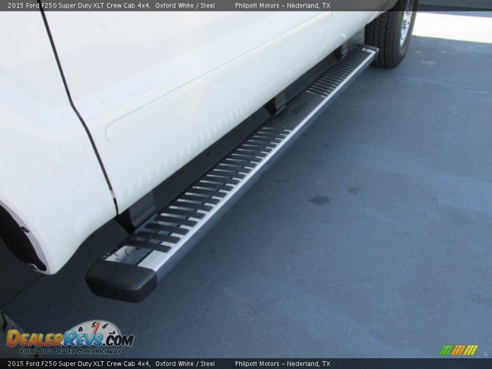 2015 Ford F250 Super Duty XLT Crew Cab 4x4 Oxford White / Steel Photo #12