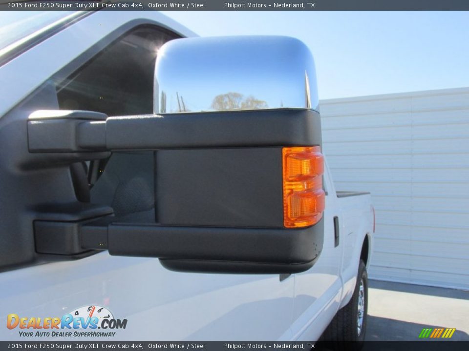 2015 Ford F250 Super Duty XLT Crew Cab 4x4 Oxford White / Steel Photo #13