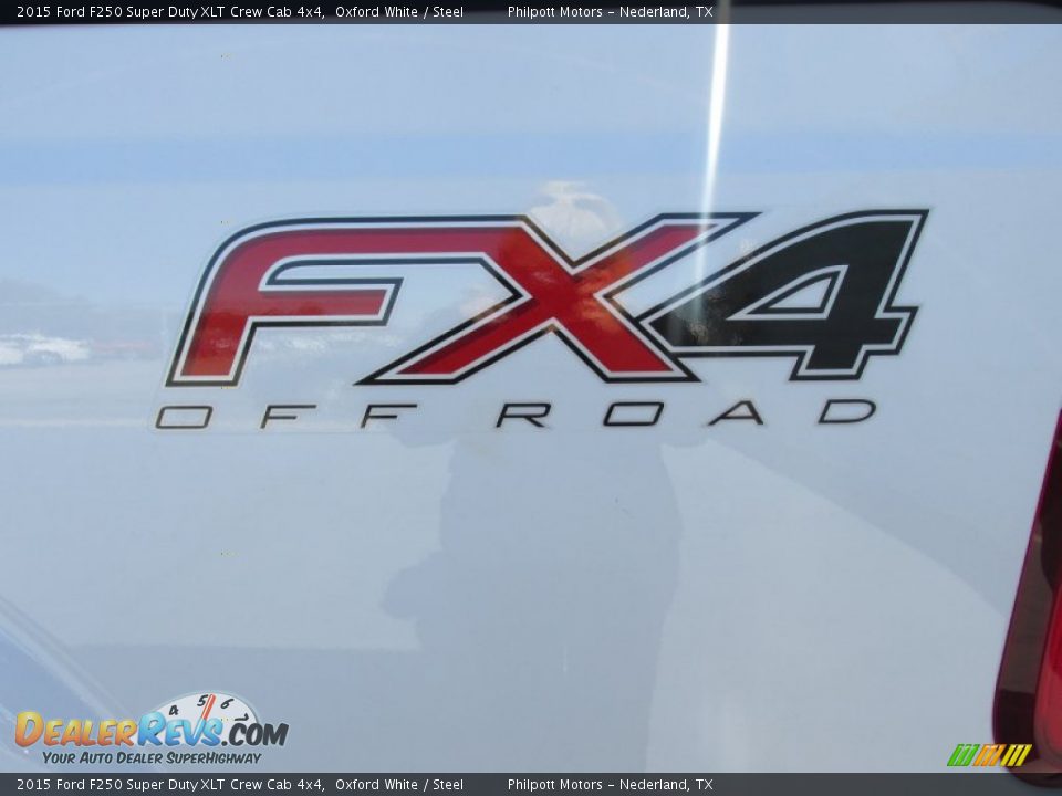 2015 Ford F250 Super Duty XLT Crew Cab 4x4 Oxford White / Steel Photo #17