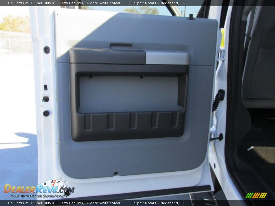 2015 Ford F250 Super Duty XLT Crew Cab 4x4 Oxford White / Steel Photo #20