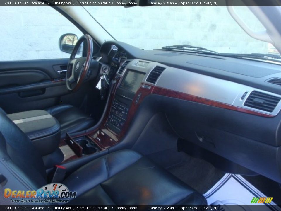 2011 Cadillac Escalade EXT Luxury AWD Silver Lining Metallic / Ebony/Ebony Photo #19