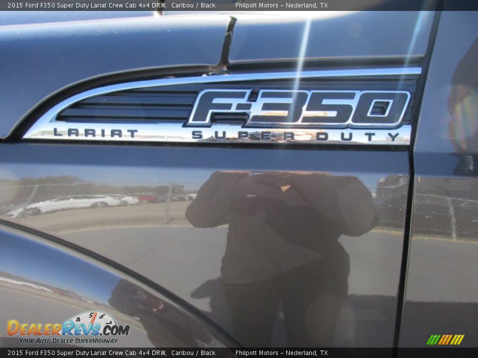 2015 Ford F350 Super Duty Lariat Crew Cab 4x4 DRW Caribou / Black Photo #14