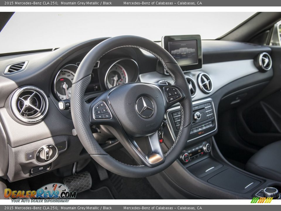 2015 Mercedes-Benz CLA 250 Mountain Grey Metallic / Black Photo #5