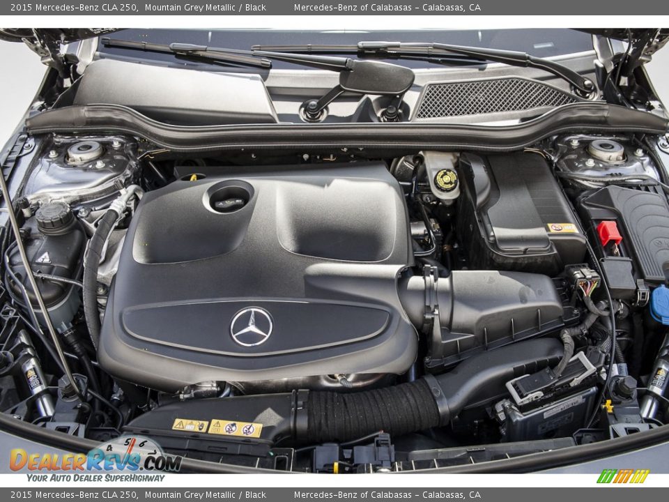 2015 Mercedes-Benz CLA 250 Mountain Grey Metallic / Black Photo #9