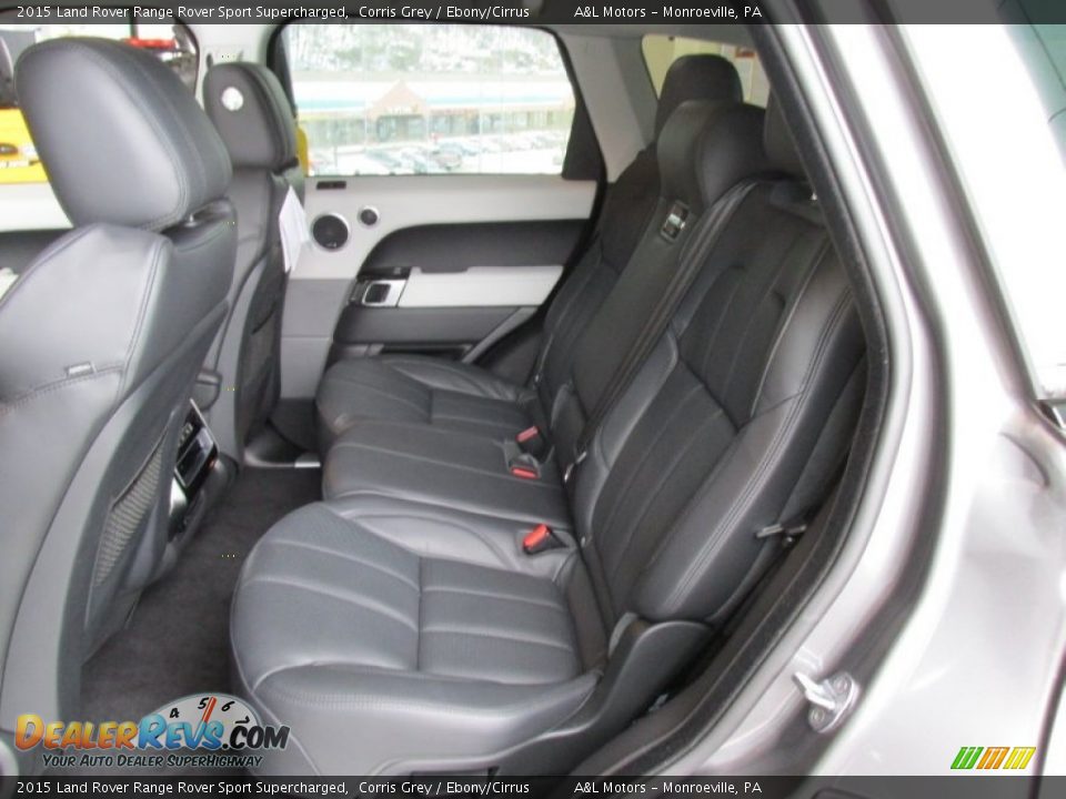 Rear Seat of 2015 Land Rover Range Rover Sport Supercharged Photo #12