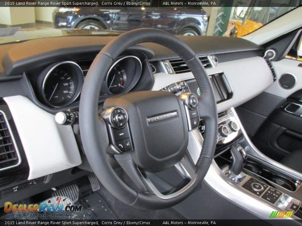 2015 Land Rover Range Rover Sport Supercharged Steering Wheel Photo #13