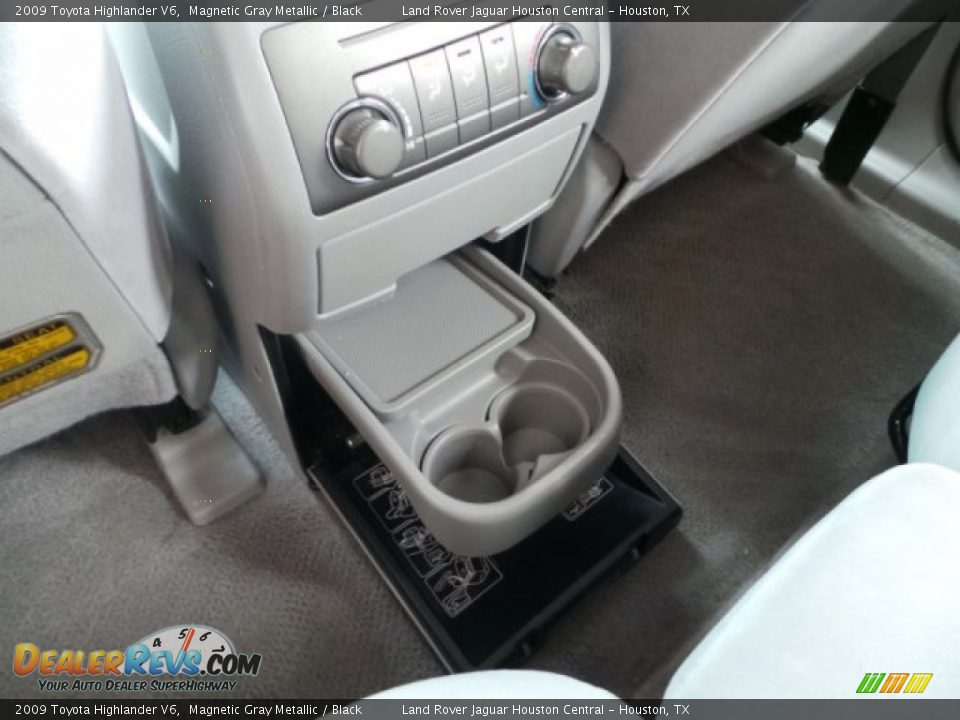 2009 Toyota Highlander V6 Magnetic Gray Metallic / Black Photo #35