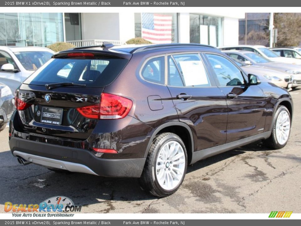 2015 BMW X1 xDrive28i Sparkling Brown Metallic / Black Photo #3