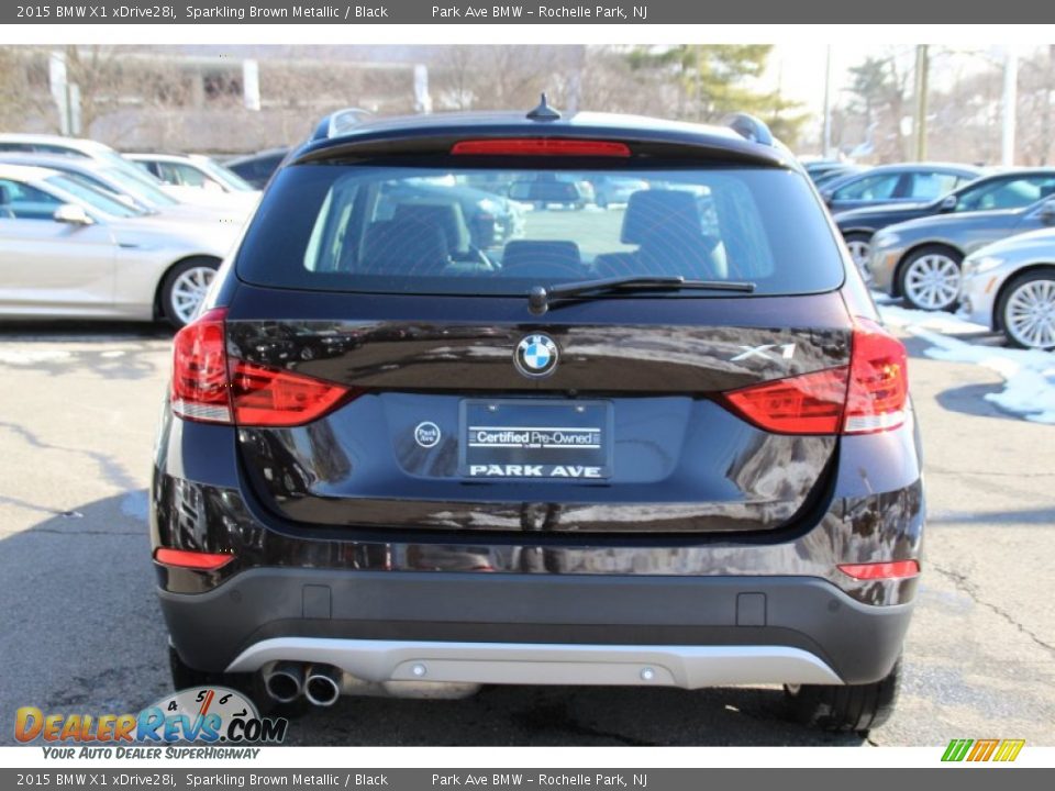 2015 BMW X1 xDrive28i Sparkling Brown Metallic / Black Photo #4