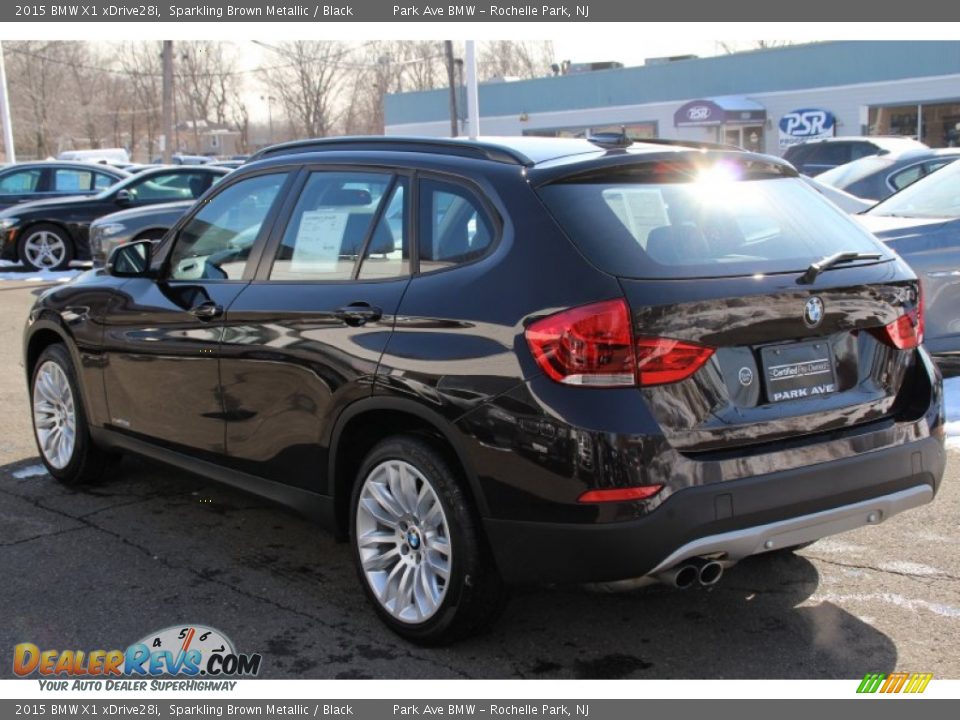 2015 BMW X1 xDrive28i Sparkling Brown Metallic / Black Photo #5