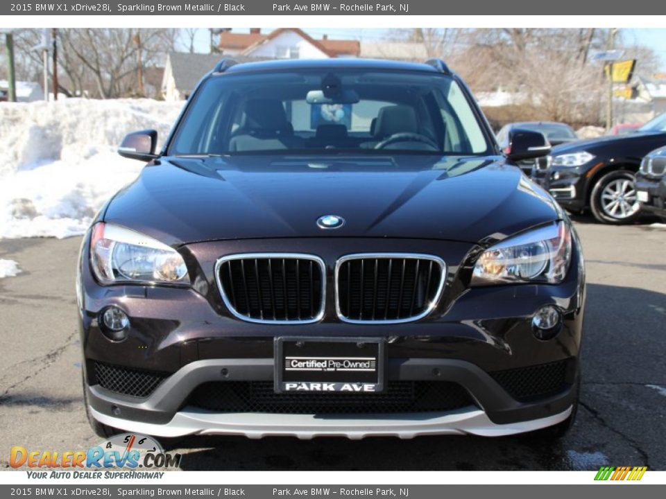 2015 BMW X1 xDrive28i Sparkling Brown Metallic / Black Photo #8