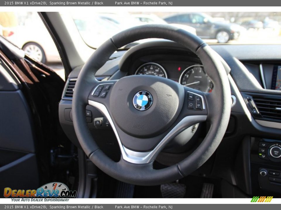 2015 BMW X1 xDrive28i Sparkling Brown Metallic / Black Photo #19