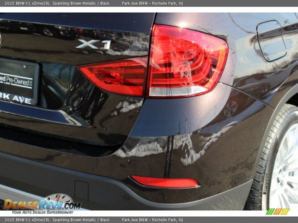 2015 BMW X1 xDrive28i Sparkling Brown Metallic / Black Photo #24