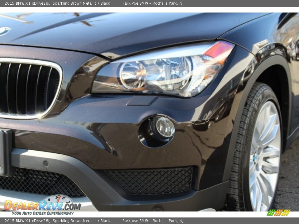 2015 BMW X1 xDrive28i Sparkling Brown Metallic / Black Photo #32