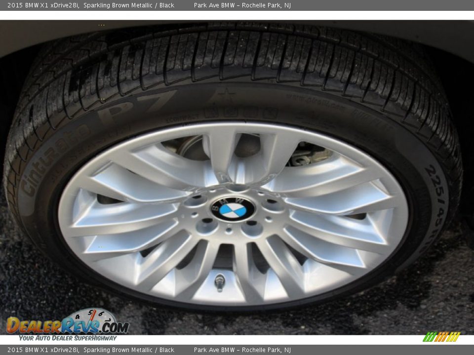 2015 BMW X1 xDrive28i Sparkling Brown Metallic / Black Photo #34