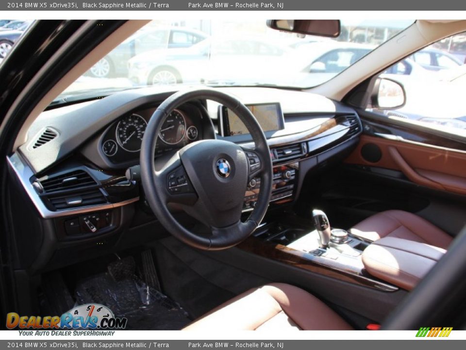 2014 BMW X5 xDrive35i Black Sapphire Metallic / Terra Photo #11