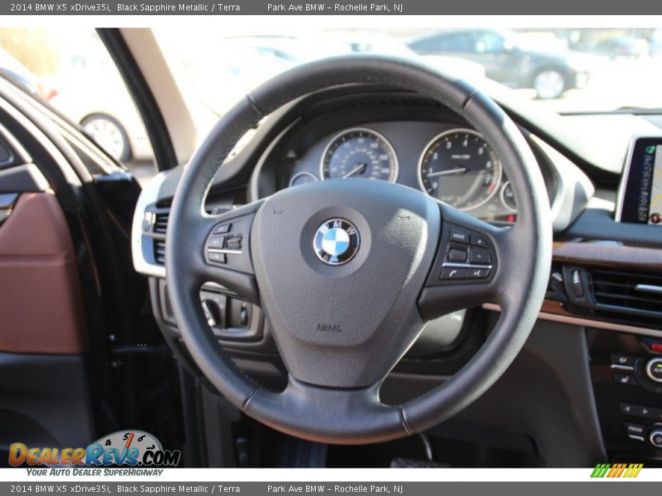 2014 BMW X5 xDrive35i Black Sapphire Metallic / Terra Photo #19