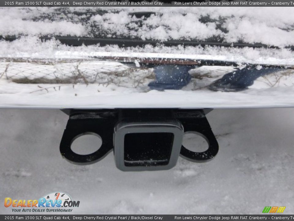 2015 Ram 1500 SLT Quad Cab 4x4 Deep Cherry Red Crystal Pearl / Black/Diesel Gray Photo #7
