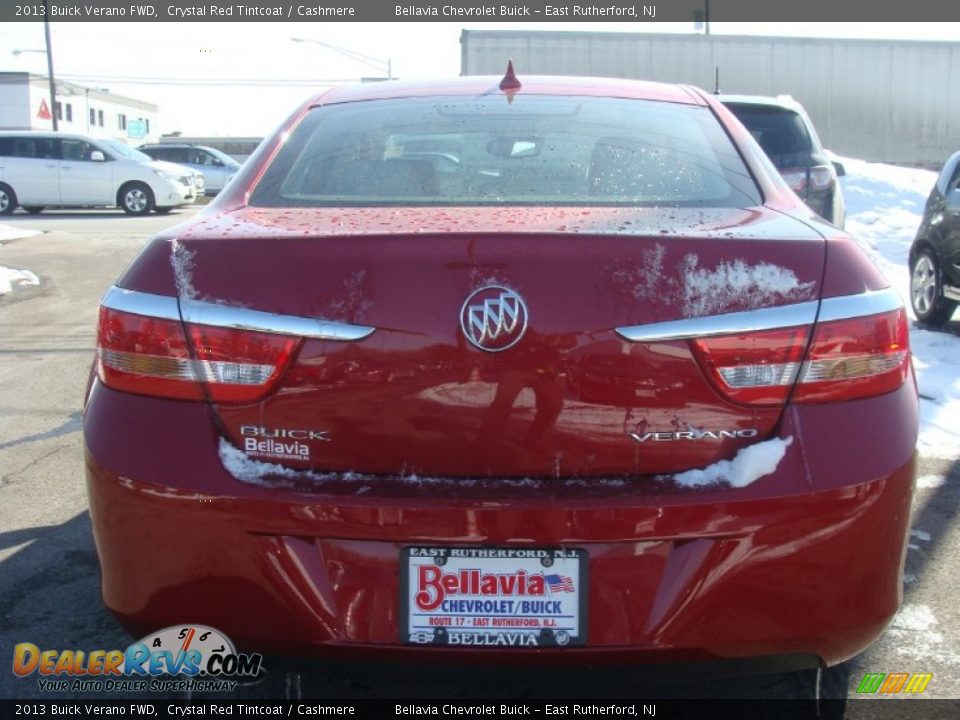 2013 Buick Verano FWD Crystal Red Tintcoat / Cashmere Photo #5